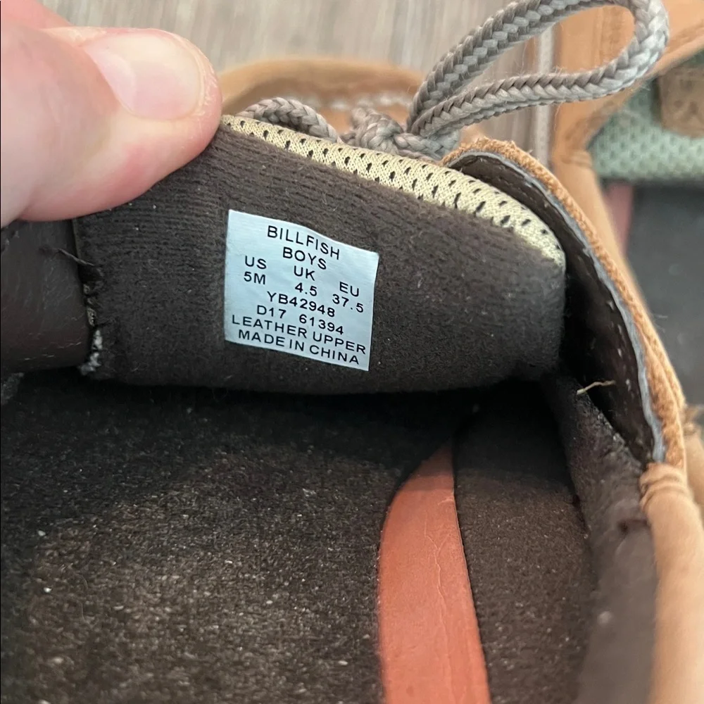 Sperry Kids Tan Boat Shoes